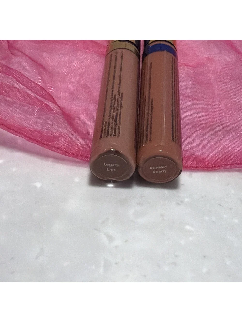 Lipsense Lot Of 2 “ Runway Ready” And “Legacy Lips” .2 Oz Lip Color/Lip Gloss
